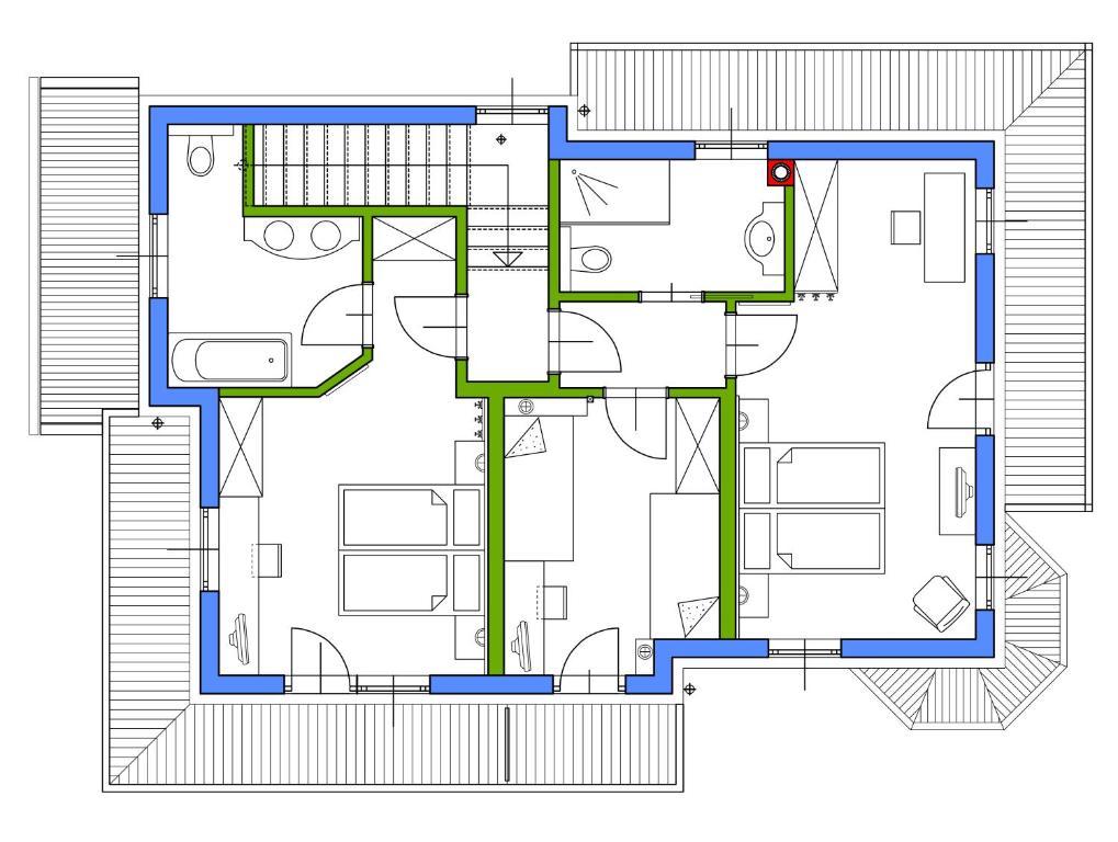 S'Doerfl Chalets Mayrhofen Kamer foto